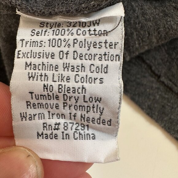 NWT Johnny Was Tulla Embroidered Duster Cardigan Long Gray White Open Size L - Picture 13 of 13